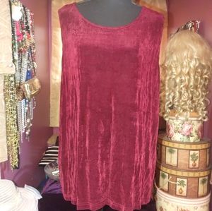 Vicki Vi Burgundy Tank 1X